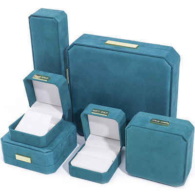 Mua Peacock Blue Soft Velvet Quán đồ trang sức tổ chức Quán đồ trang sức tùy chỉnh online manufacture