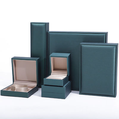Hộp đồ trang sức bằng da PU 2 lớp, vỏ lưu trữ đồ trang sức