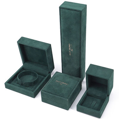 Mua Xanh đậm hộp quà đồ trang sức nhựa mềm hộp đồ trang sức sang trọng bao bì cho vòng treo online manufacture