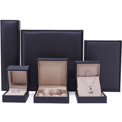 Mua Logo tùy chỉnh Nobel Slim PU da đồ trang sức hộp đóng gói với lớp phủ nhung mềm online manufacture