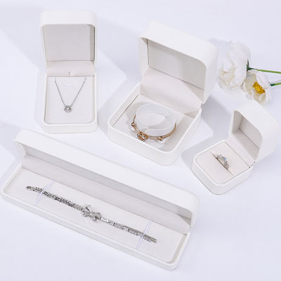 Mua Hộp đồ trang sức da PU màu trắng, hộp đồ trang sức da cho vòng đeo cổ tay online manufacture