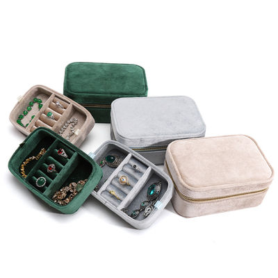 Hôn nhân Velvet Travel Ring Box cho Han Hong Cặp đôi vòng cổ Bảo quản đồ trang sức