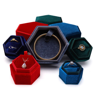 Mua Hộp nhẫn du lịch nhung cho bao bì đồ trang sức tùy chỉnh và nhẫn cưới online manufacture