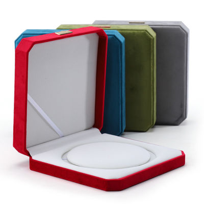 Bao bì tùy chỉnh Velvet Pearl Set Metal Display Stand cho hộp an toàn đồ trang sức nhỏ