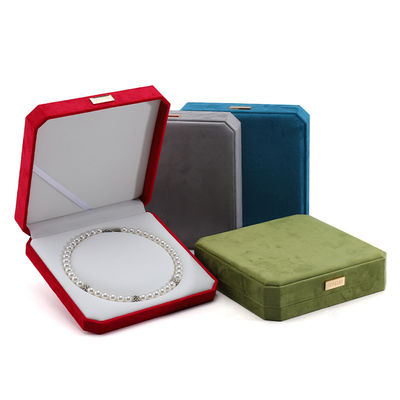 Bao bì tùy chỉnh Velvet Pearl Set Metal Display Stand cho hộp an toàn đồ trang sức nhỏ