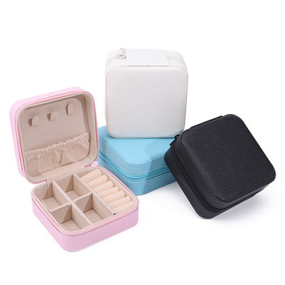 Mua Hán Hồng Logo tùy chỉnh đồ trang sức du lịch hộp đóng gói cho vòng tai vòng cổ lưu trữ online manufacture