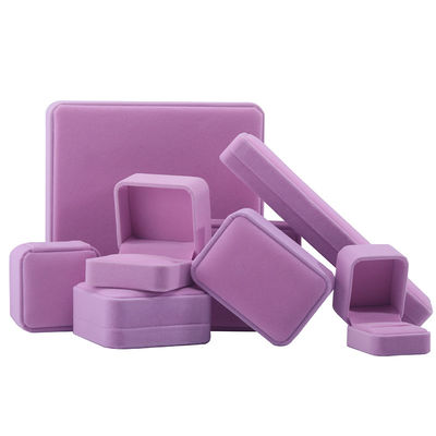 Hign hộp trang sức chất lượng hign cuối thủ công màu hồng nhung hộp trang sức cho bộ trang sức