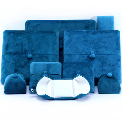 Mua Hộp trang sức nhung màu xanh lá cây làm bằng tay cho vòng đeo tay và vòng cổ 10 * 10 * 3cm online manufacture