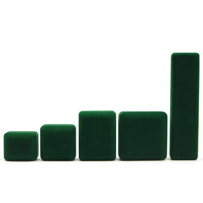Green Jewelry Box Custom LED Velvet Jewelry Package với hộp nhẫn sang trọng và tùy chỉnh