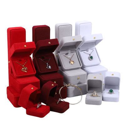 9*9*3.5cm Hộp đóng gói đồ trang sức bằng nhung hoàn hảo cho vòng đeo cổ tay và vòng đeo tai