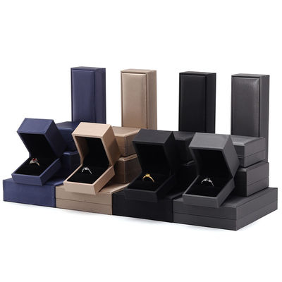 Mua Thick Sponge Rectangle Style Luxury Packaging Velvet Jewelry Box cho vòng cổ và nhẫn online manufacture