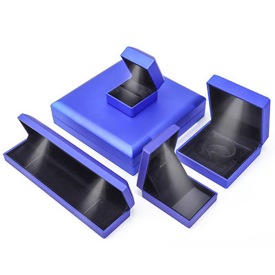 Logo tùy chỉnh Blue LED Box trang sức cho vòng đeo cổ và bông tai