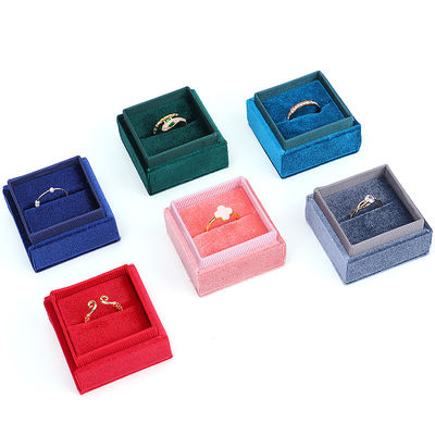 Logo của khách hàng Hanhong Velvet trang sức hiển thị hộp quà tặng cho các đính hôn tùy chỉnh
