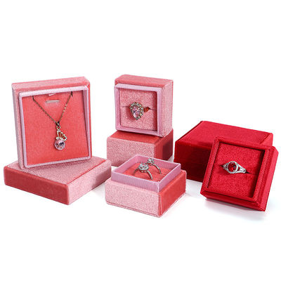 Logo của khách hàng Hanhong Velvet trang sức hiển thị hộp quà tặng cho các đính hôn tùy chỉnh