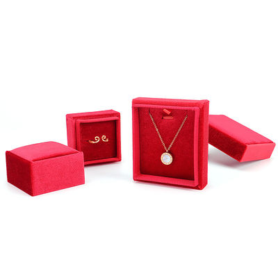 Logo của khách hàng Hanhong Velvet trang sức hiển thị hộp quà tặng cho các đính hôn tùy chỉnh