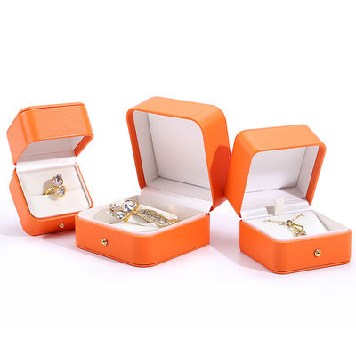 Tổ chức đồ trang sức du lịch da và nhung tùy chỉnh cho vòng tai vòng cổ