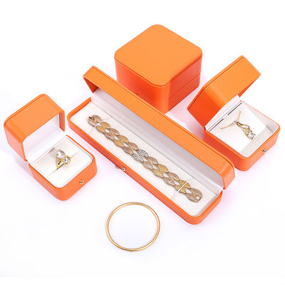 Tổ chức đồ trang sức du lịch da và nhung tùy chỉnh cho vòng tai vòng cổ