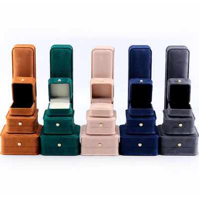 Mua Hộp đóng gói đồ trang sức sang trọng tùy chỉnh cho vòng đeo tay nhung tai dây chuyền khóa ngọc trai online manufacture