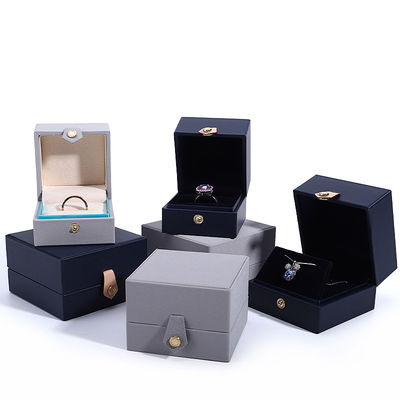Bao bì đồ trang sức tùy chỉnh hộp nhung với logo và in màn in lụa