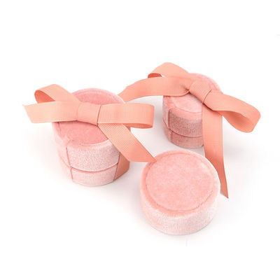 Hộp nhẫn vải flanel của Hanhong Tiandi để đóng gói đồ trang sức 5 * 4.5 * 5cm Nhung nhựa