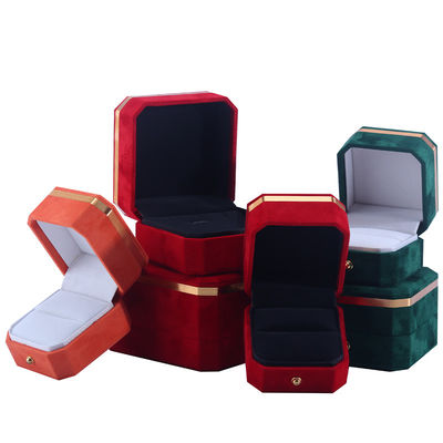 Hộp đóng gói đồ trang sức nhung tùy chỉnh cho quà cưới Bàn tai và nhẫn từ Hanhong