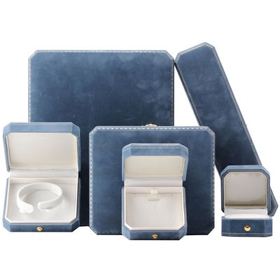 Mua Hộp đồ trang sức nhung xanh nhạt cho bao bì vòng cổ và vòng đeo tay sang trọng tùy chỉnh online manufacture