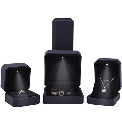Mua Hộp hiển thị trang sức LED Logo mới nhất cho nhẫn vòng cổ vòng tay và vòng tai online manufacture