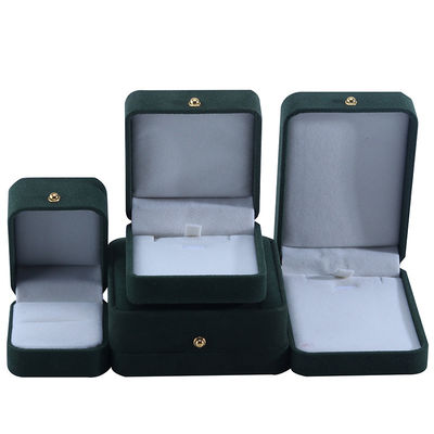 Mua Logo tùy chỉnh Hồng nhung đồ trang sức hộp đóng gói cho vòng đeo cổ vòng đeo tai online manufacture