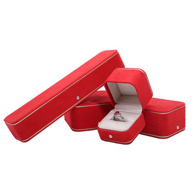 Hot Stamping Logo Hanhong Xám hộp trang sức tùy chỉnh cho vòng đeo cổ