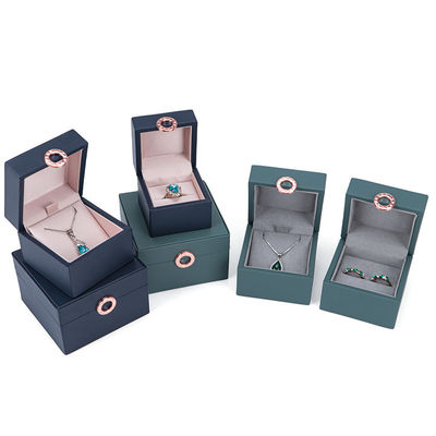 Bao bì đồ trang sức Hanhong Four-Leaf Clover Luxury PU Da Ring Box với Logo tùy chỉnh