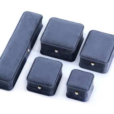 Hỗn tay Xưởng trang sức nhung xám nhung cho tùy chỉnh đeo tay đeo tai đeo cổ khóa khóa ngọc trai