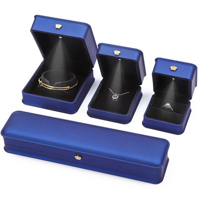 Mua Hộp lưu trữ đồ trang sức đồ trang sức sang trọng màu xanh đậm online manufacture