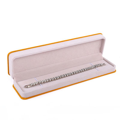 Hộp đóng gói đồ trang sức nhung màu dẻo tùy chỉnh cho lớp kép và kích thước 6 * 5.5 * 5cm