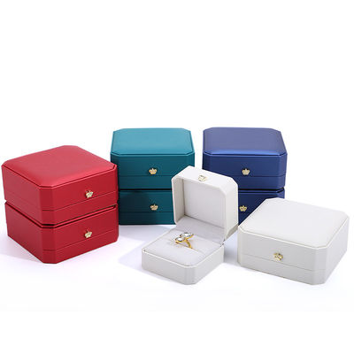 Hộp đồ trang sức vương miện da cho Hanhong Tay vàng vòng đeo tay và vòng đeo tai
