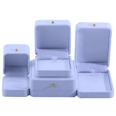 Mua Hộp đóng gói đồ trang sức nhung màu trắng tùy chỉnh cho vòng đeo cổ vòng đeo tai Stud online manufacture