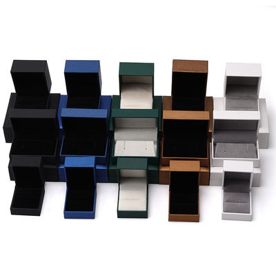 9*9*3.5cm Logo tùy chỉnh Hộp đóng gói đồ trang sức cho vòng tai và nhẫn tùy chỉnh