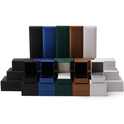9*9*3.5cm Logo tùy chỉnh Hộp đóng gói đồ trang sức cho vòng tai và nhẫn tùy chỉnh