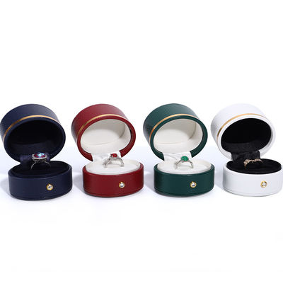 Hộp đồ trang sức da PU màu trắng tùy chỉnh kích thước cho du lịch nhỏ Động tác và chức năng