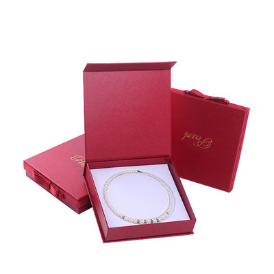 Mua Hanhong tùy chỉnh kích thước Đỏ đồ trang sức Thẻ giấy tay áo hộp cho vòng cổ vòng tay online manufacture