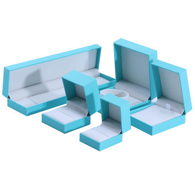 Mua Logo tùy chỉnh giấy xanh nhạt hộp trang sức chứa da để đóng gói online manufacture