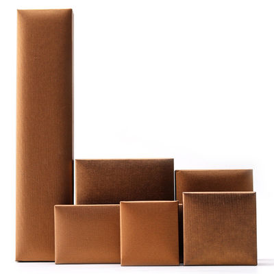 Logo tùy chỉnh hộp giấy đồ trang sức cho vòng tai vòng cổ vòng treo 9x9x3cm