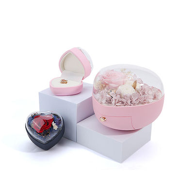 Mua Nhãn hiệu tùy chỉnh hình trái tim hộp ngăn kéo đồ trang sức hộp hoa hồng cho nhẫn online manufacture