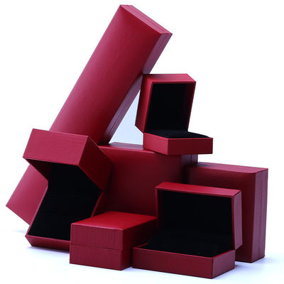 Mua OEM Hồng giấy đồ trang sức Box Set Velvet Lining Custom đồ trang sức bao bì Case online manufacture