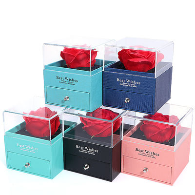 Mua Ngày Valentine Rose Box loại ngăn kéo đồ trang sức hộp đóng gói hình vuông online manufacture