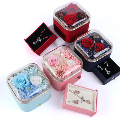 Mua Đơn vị hóa kích thước Hoa ngăn kéo hộp trang sức Rose thiết kế cho quà ngày Valentine online manufacture