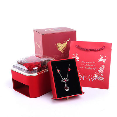 Đơn vị hóa kích thước Hoa ngăn kéo hộp trang sức Rose thiết kế cho quà ngày Valentine