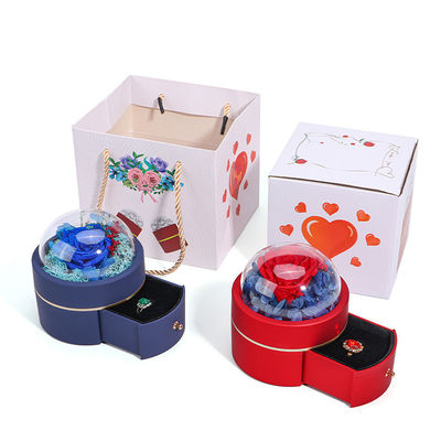 Đơn vị kích thước sang trọng vòng hoa đồ trang sức hộp đóng gói vòng hộp ngăn kéo