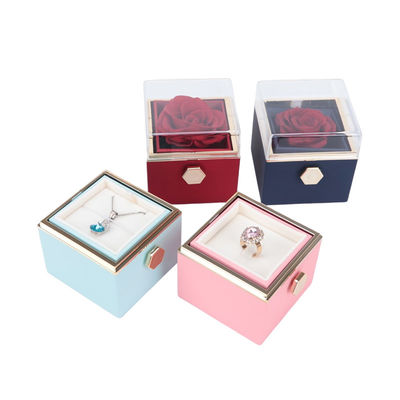 Bảo quản xà phòng hoa hồng hộp đồ trang sức cho ngày Valentine quà tặng đồ trang sức gói