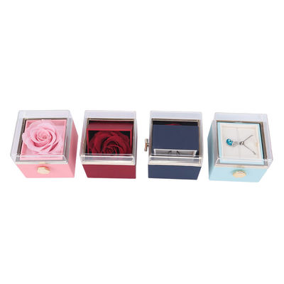 Bảo quản xà phòng hoa hồng hộp đồ trang sức cho ngày Valentine quà tặng đồ trang sức gói