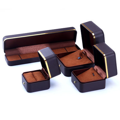Mua Hộp đóng gói đồ trang sức bằng da kiểu cà phê cho vòng tai Stud vòng cổ đồng hồ và nhẫn online manufacture